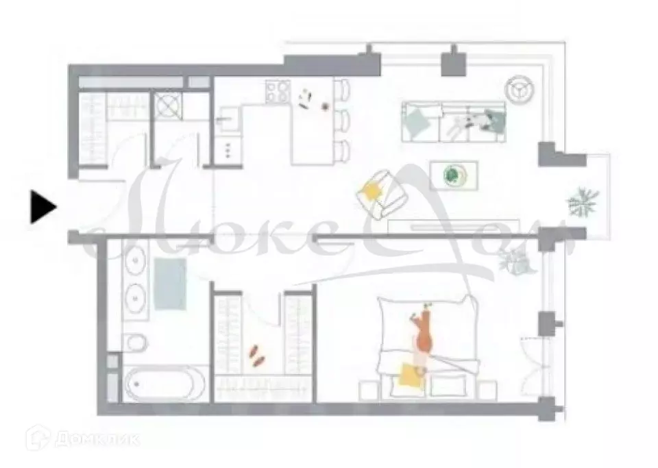 Продаётся 2-к квартира, 65.14 м - Фото 1