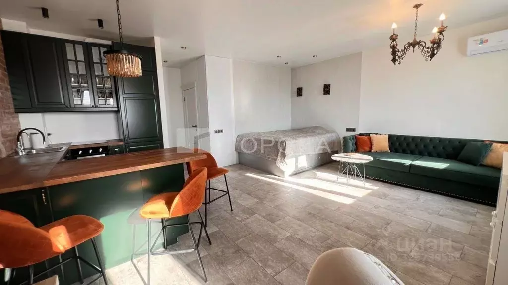 Студия Новосибирская область, Новосибирск Сухарная ул., 96/2 (41.0 м) - Фото 1