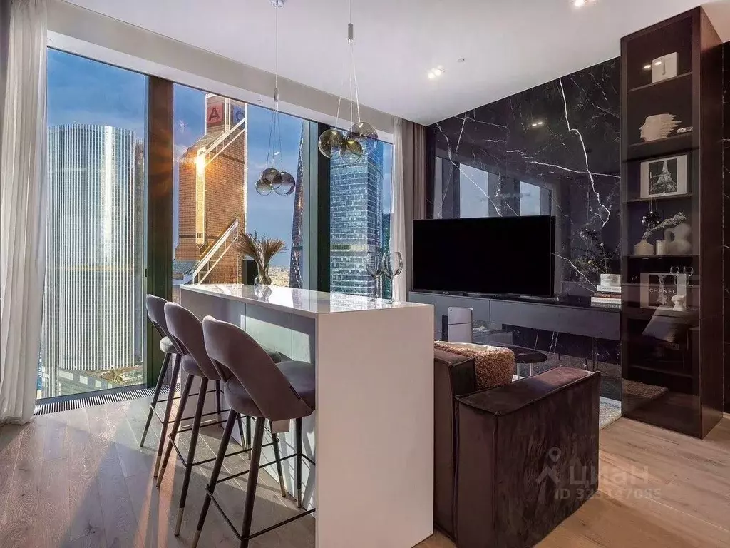 1-к кв. Москва 1-й Красногвардейский проезд, 22с1 (55.0 м) - Фото 1