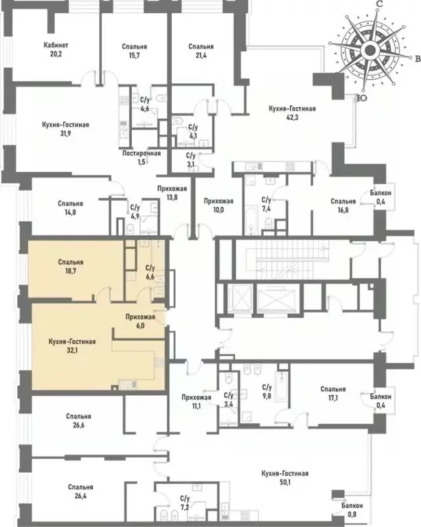 2-к кв. Москва ул. Матросская Тишина, 12 (63.4 м) - Фото 1