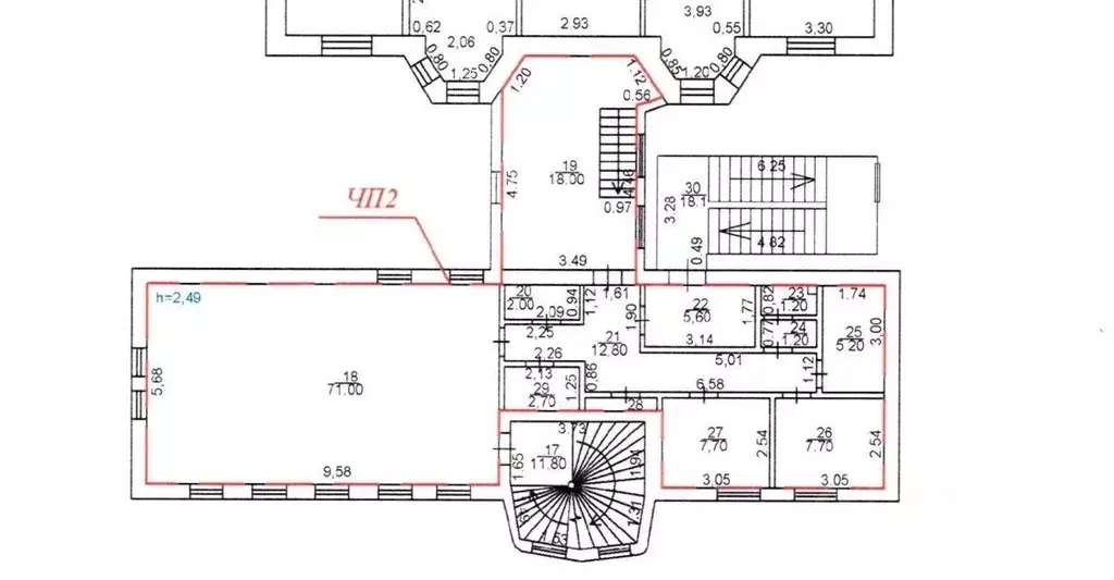 Помещение свободного назначения в Чувашия, Чебоксары пос. Восточный, 4 ... - Фото 2