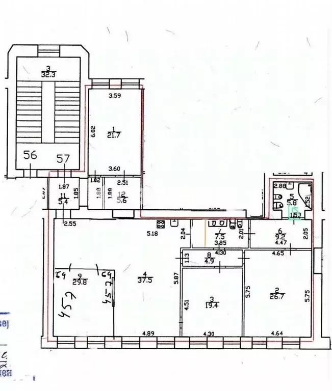 5-к кв. Санкт-Петербург Большая Московская ул., 1-3 (177.0 м) - Фото 2