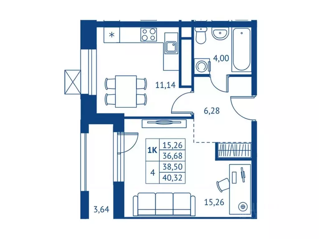 1-к кв. Московская область, Королев Новые Подлипки мкр, Поколение ... - Фото 1