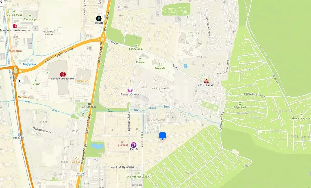 Дом в Южно-Сахалинск, Лесной проезд (900 м) - Фото 1