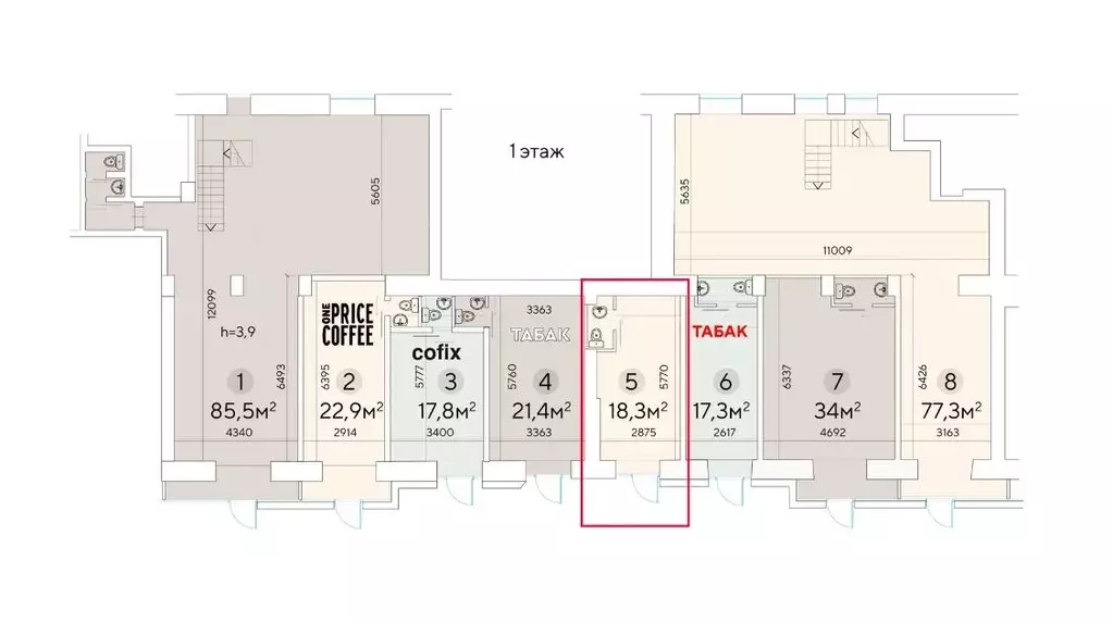 Торговая площадь в Москва Красноказарменная ул., 23 (18 м) - Фото 1