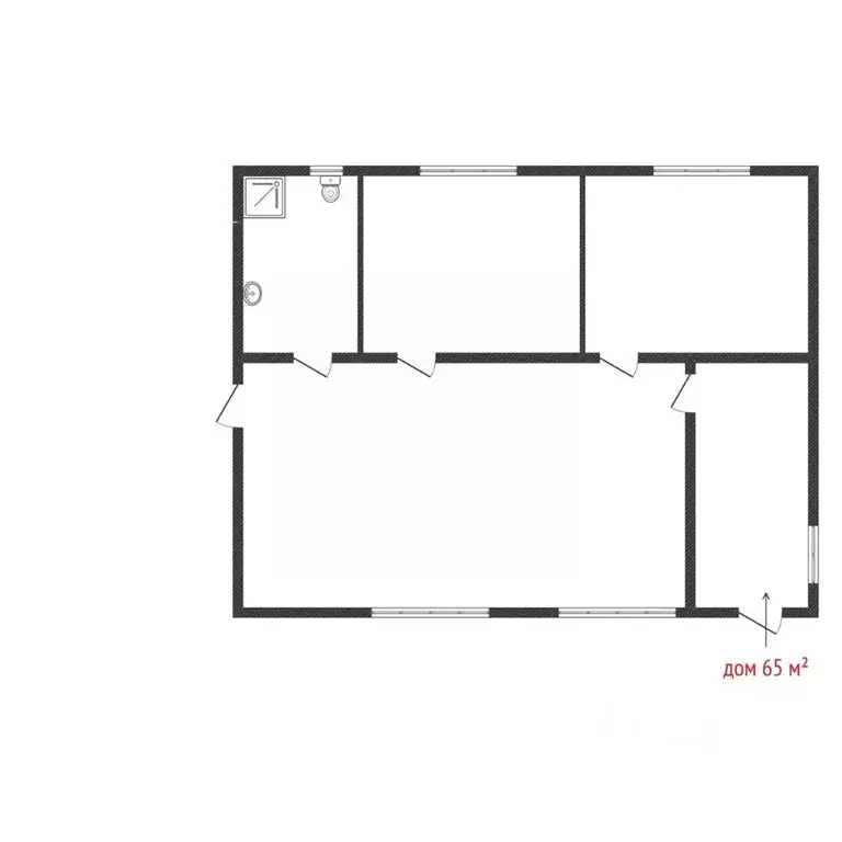 Дом в Свердловская область, Верхняя Пышма городской округ, пос. ... - Фото 2