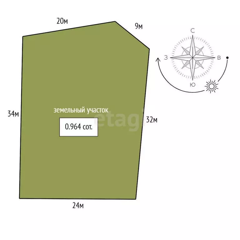 Участок в Колтушское городское поселение, КП Солнечная поляна (9.64 м) - Фото 2