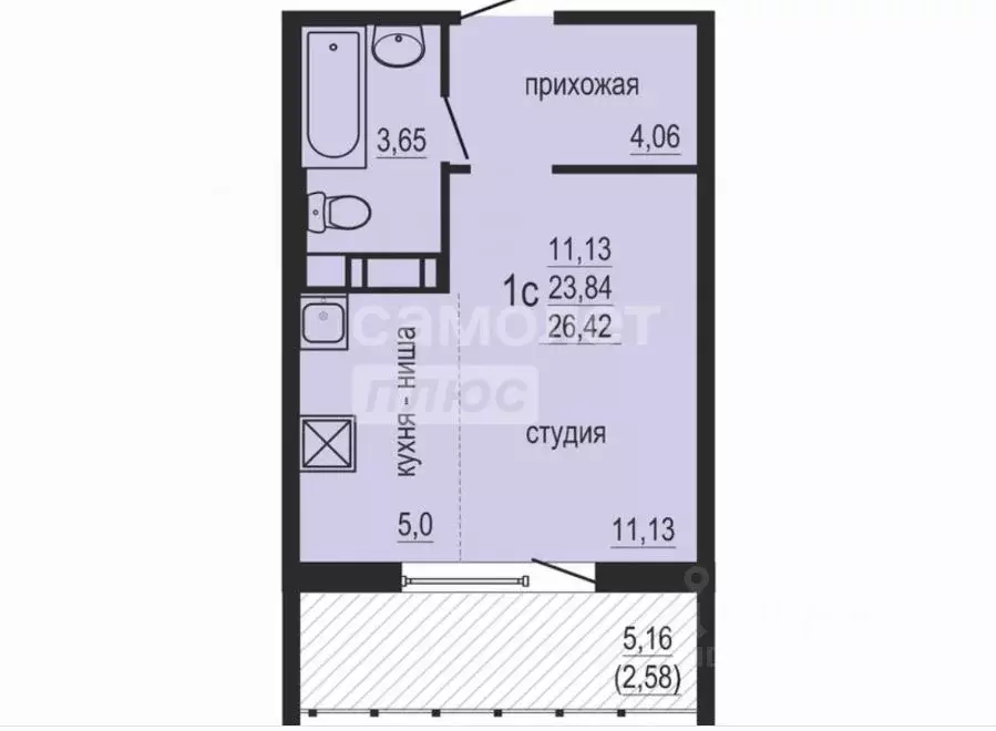 Студия Челябинская область, Челябинский городской округ, пос. Западный ... - Фото 2