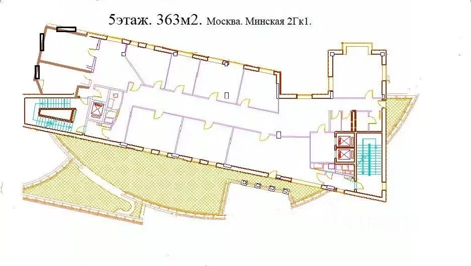 Офис в Москва Минская ул., 2Гк1 (363 м) - Фото 1