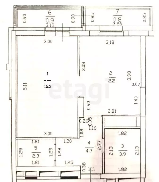 1-комнатная квартира: Казань, Детский проезд, 1к2 (43.4 м) - Фото 0