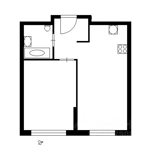 1-к кв. Московская область, Химки просп. Мельникова, 33 (41.0 м) - Фото 2