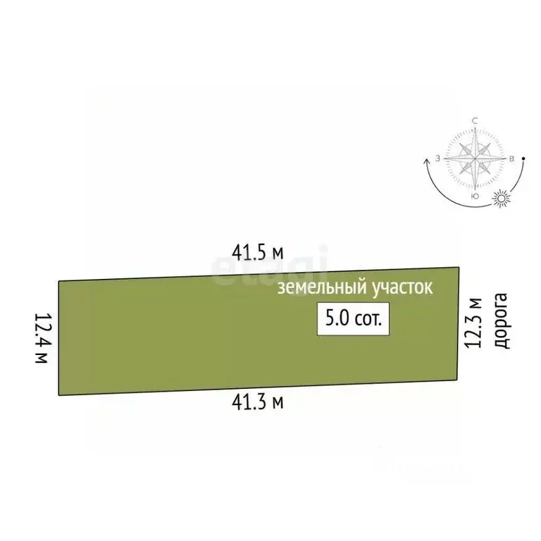 Участок в Ростовская область, Азов Азовский район, Выходной пер. (5.0 ... - Фото 2