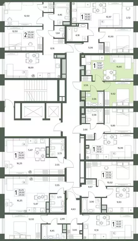 1-комнатная квартира: Московская область, Серпухов (33.87 м) - Фото 2
