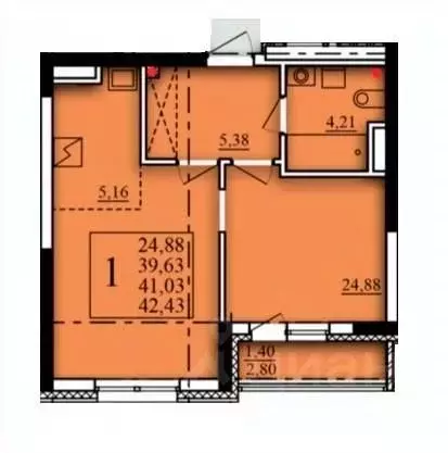 1-к кв. Башкортостан, Уфа Затон-Восточный жилрайон, Паруса жилой ... - Фото 1