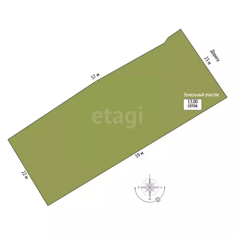 Дом в Крым, Ленинский район, с. Семисотка ул. Гагарина (34 м) - Фото 1