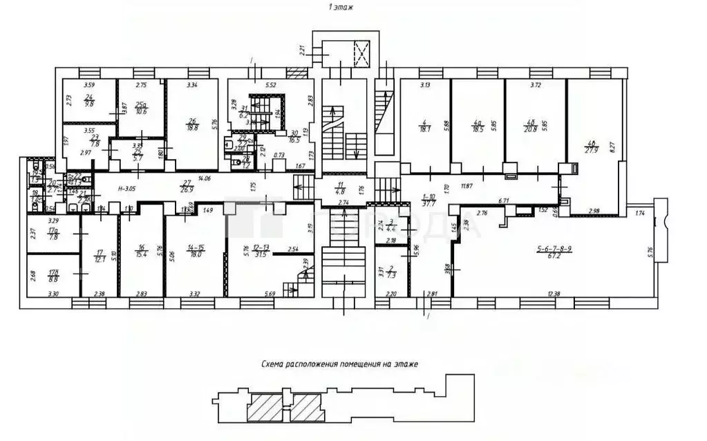 Помещение свободного назначения в Москва Новослободская ул., 57/65 ... - Фото 2
