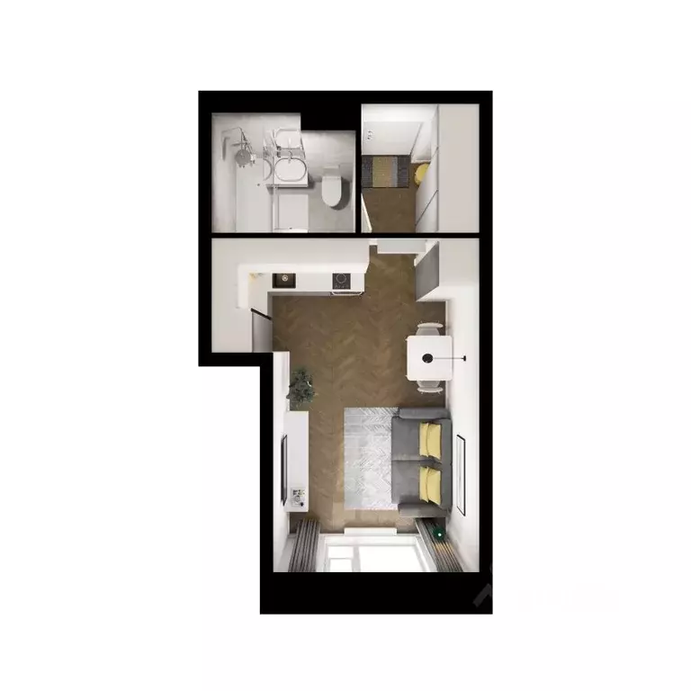 Студия Бурятия, Улан-Удэ ул. Шмидта, 37А (23.63 м) - Фото 2