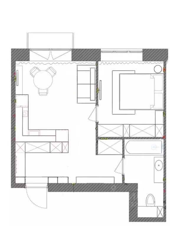 1-к кв. Москва Причальный проезд, 10к1 (41.0 м) - Фото 1