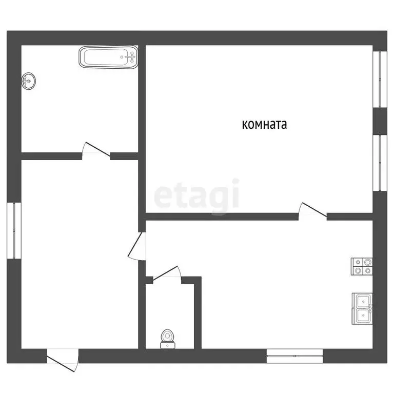 Дом в Ялуторовск, Тобольская улица (80 м) - Фото 1