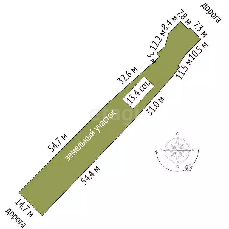 Дом в Шорохово, улица Калинина (15.8 м) - Фото 1