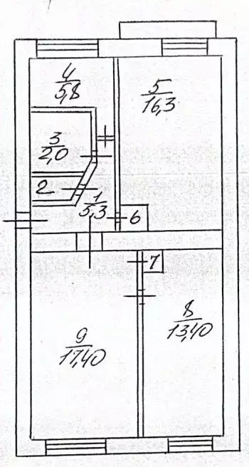 3-к кв. Оренбургская область, Гай ул. Ленина, 56 (62.0 м) - Фото 2