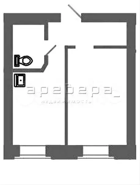 1-к. квартира, 32,2 м, 1/10 эт. - Фото 0