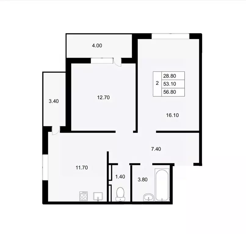 2-к кв. Краснодарский край, Краснодар ул. Героев-Разведчиков, 11 (56.8 ... - Фото 0