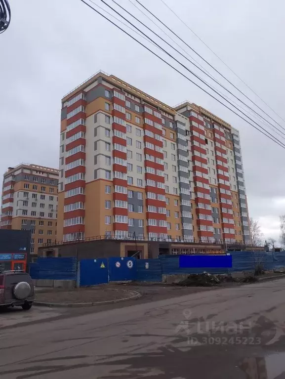 3-к кв. Нижегородская область, Кстово ул. Сутырина, 9 (83.11 м) - Фото 0