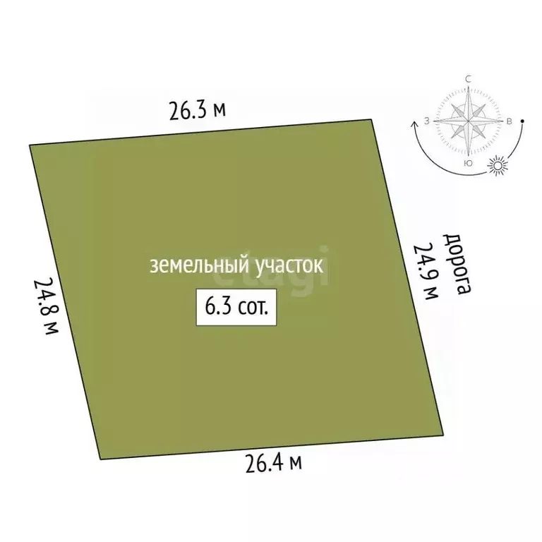 Участок в Крым, Ленинский район, с. Калиновка ул. Шевченко (6.35 сот.) - Фото 2
