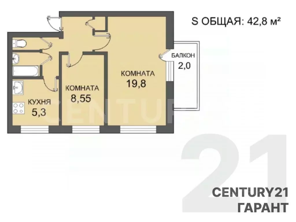 2-к кв. Санкт-Петербург, Санкт-Петербург, Петергоф бул. Разведчика, ... - Фото 2