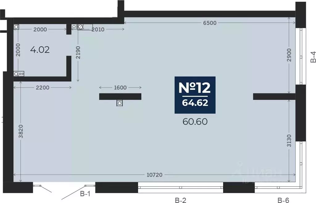 Помещение свободного назначения в Тюменская область, Тюмень ул. ... - Фото 1