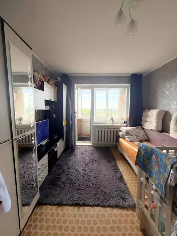 1-к кв. Омская область, Омск Береговой мкр, Комсомольский просп., 14 ... - Фото 1