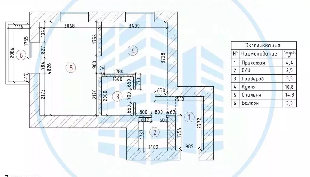 1-к кв. Ставропольский край, Ессентуки Никольская ул., 27/8Б (37.1 м) - Фото 2