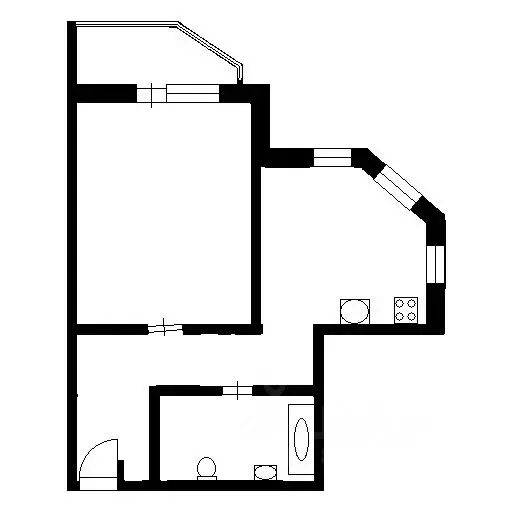 1-к кв. Санкт-Петербург пос. Парголово, Заречная ул., 11к2 (40.0 м) - Фото 2