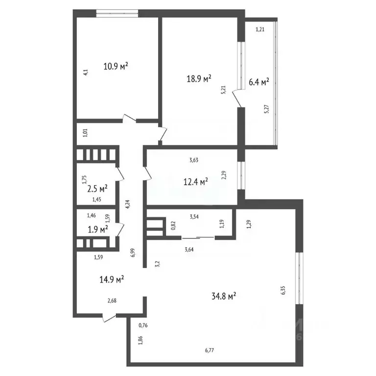 2-к кв. Иркутская область, Иркутск ул. Лермонтова, 275/10 (96.3 м) - Фото 2