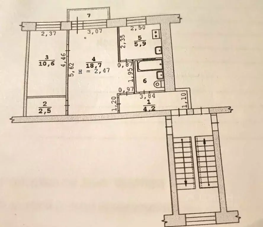 2-к кв. Свердловская область, Екатеринбург просп. Космонавтов, 49А ... - Фото 2