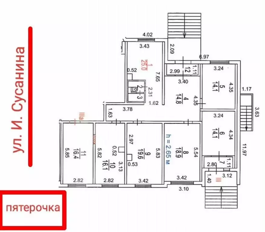 Торговая площадь в Москва ул. Ивана Сусанина, 6К1 (150 м) - Фото 0