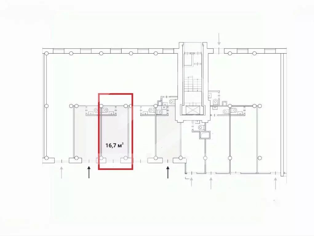 Помещение свободного назначения в Москва Планерная ул., 12К1 (17 м) - Фото 2
