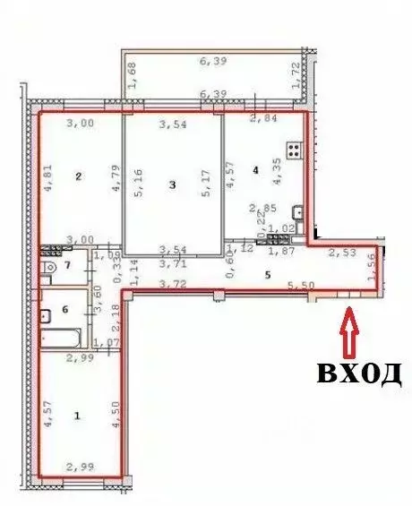 3-к кв. Свердловская область, Екатеринбург ул. Токарей, 26 (81.4 м) - Фото 0