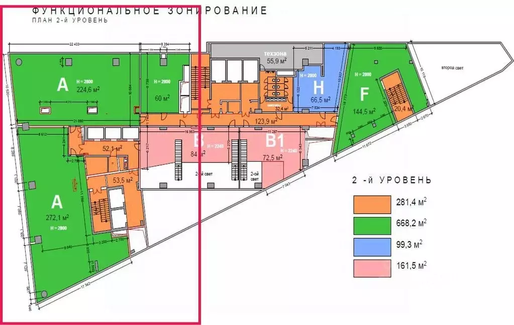 Помещение свободного назначения в Москва наб. Пресненская, 10с2 (1298 ... - Фото 2