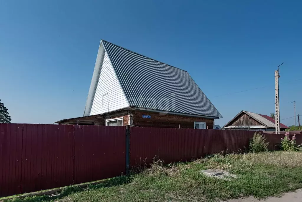 Дом в Алтайский край, Бийский район, пос. Усть-Катунь ул. Мира (42 м) - Фото 0