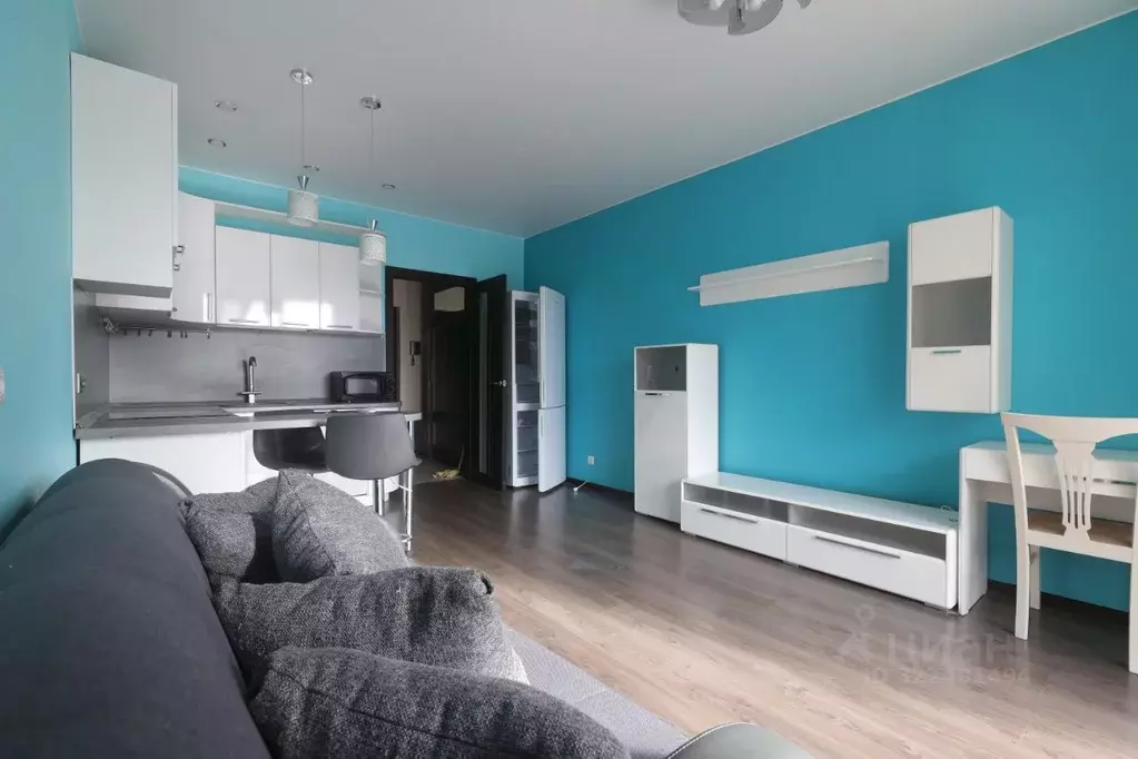 Студия Ленинградская область, Мурино Всеволожский район, бул. ... - Фото 1