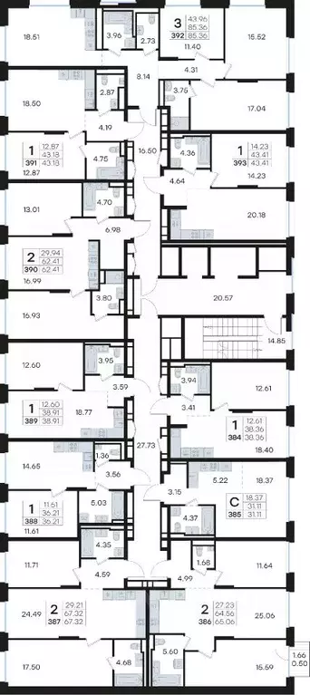 2-к кв. Нижегородская область, Нижний Новгород Глоракс Премиум Гребной ... - Фото 2