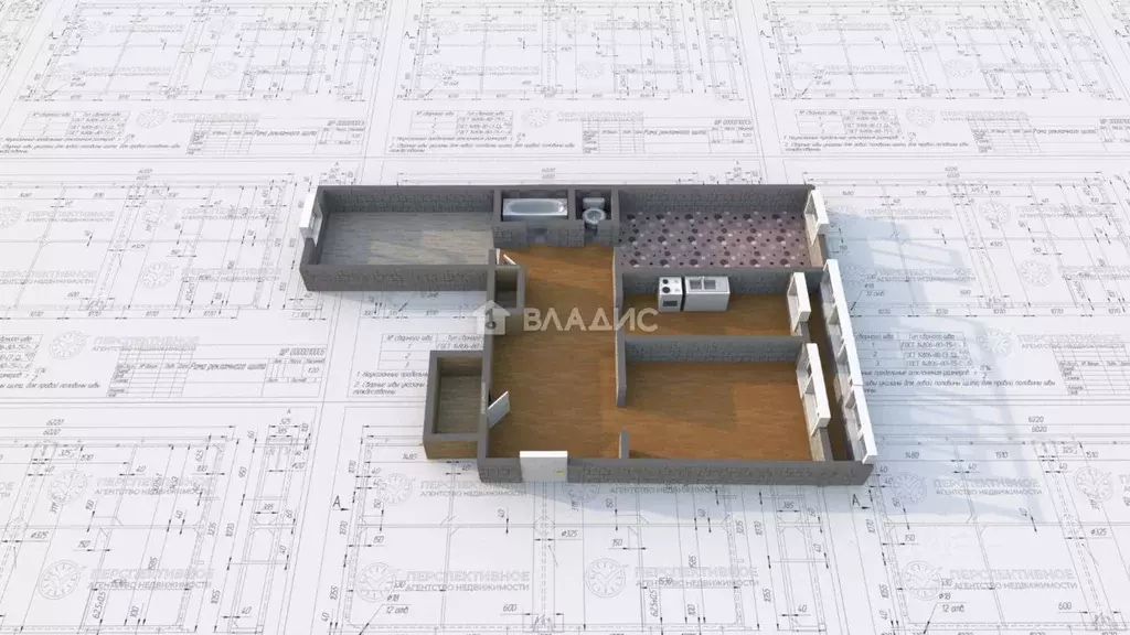 3-к кв. Иркутская область, Ангарск 84-й кв-л, 17 (68.0 м) - Фото 2