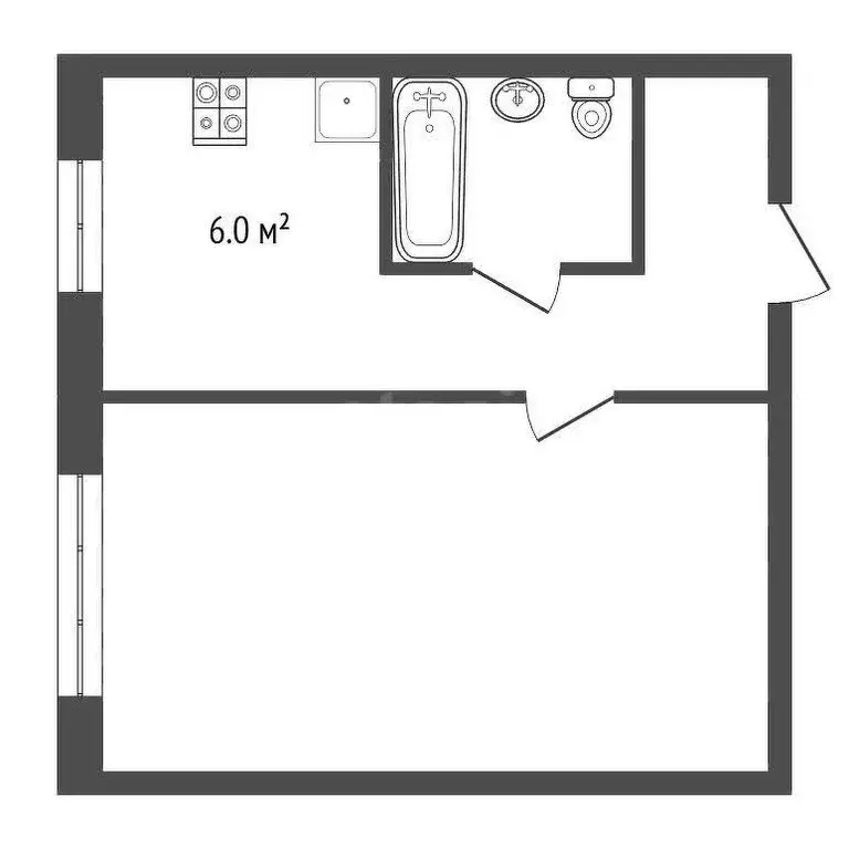 1-комнатная квартира: Лениногорск, улица Куйбышева, 10 (29.4 м) - Фото 1