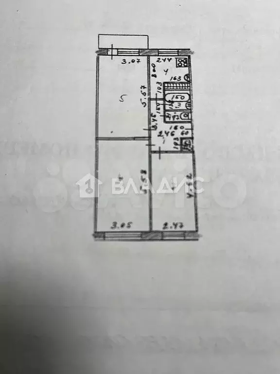 3-к. квартира, 61,1 м, 4/5 эт. - Фото 0