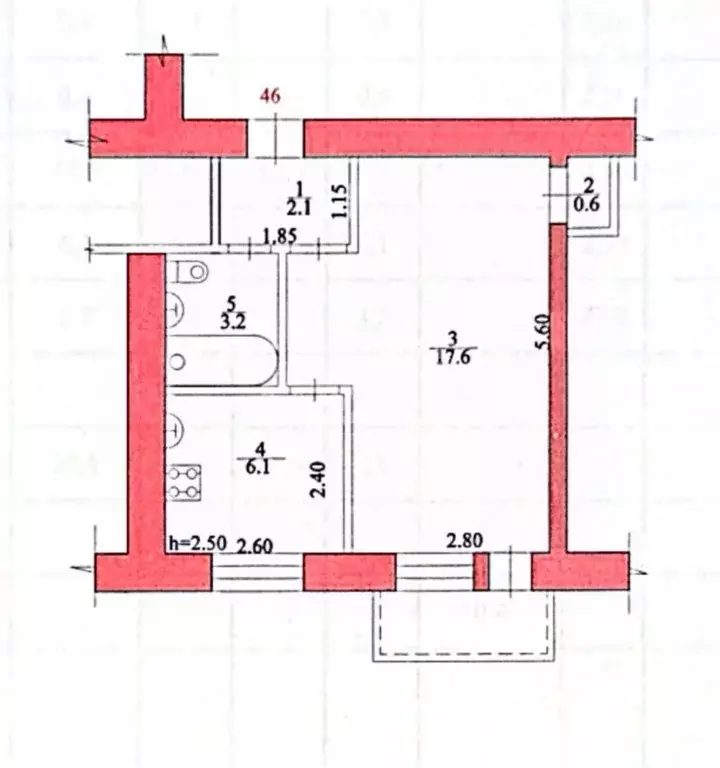 1-к кв. Волгоградская область, Волгоград ул. 64-й Армии, 22 (29.6 м) - Фото 2