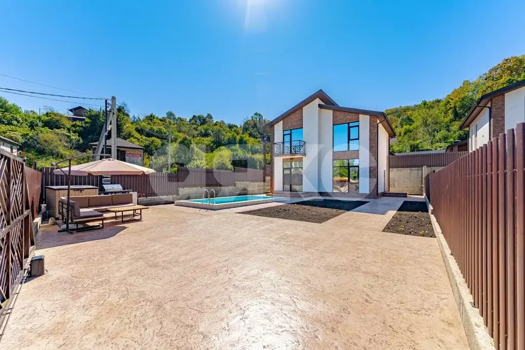 Дом в Краснодарский край, Сочи Нижняя Хобза мкр, ул. Нижнехобзинская, ... - Фото 1