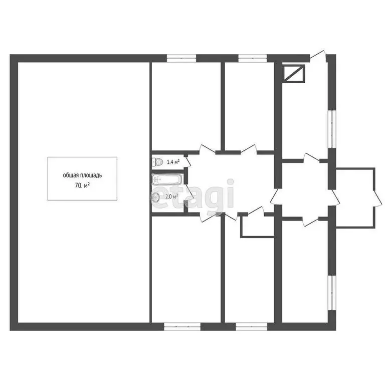 Дом в Шурыгино, Сибирский переулок (70 м) - Фото 2