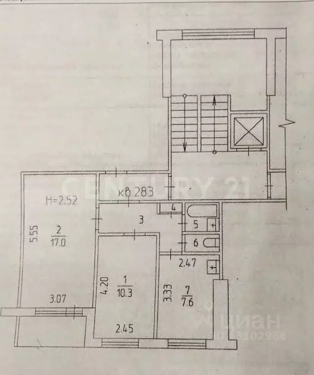 2-к кв. Пермский край, Пермь ул. Моторостроителей, 8 (43.0 м) - Фото 2